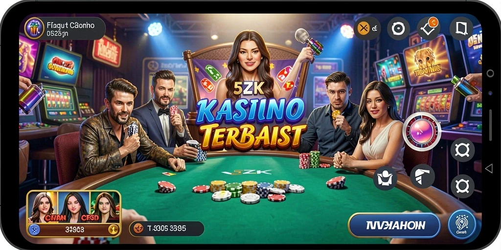 Tampilan gameplay 5ZK yang memukau dan mengasyikkan.