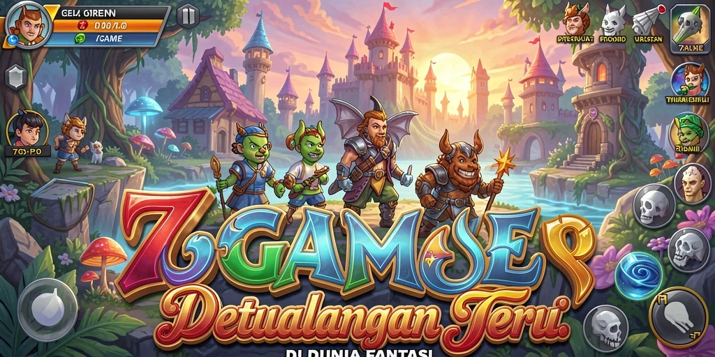 Tampilan gameplay seru di dunia petualangan 7GAME.