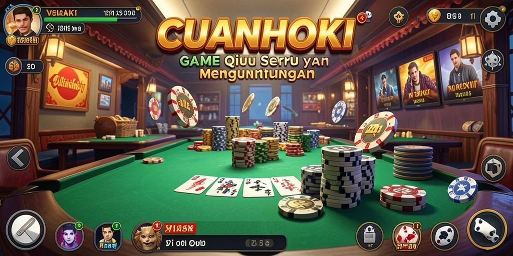 Tampilan gameplay seru dari CUANHOKI yang menantang.