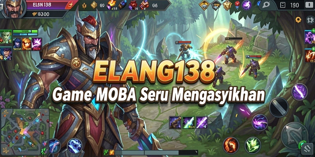 Tampilan menarik dari permainan MOBA ELANG138 dengan aksi yang mendebarkan.