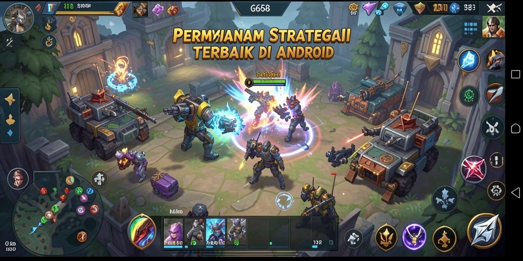 Tampilan gameplay menarik dari G668 yang menunjukkan strategi dan aksi.