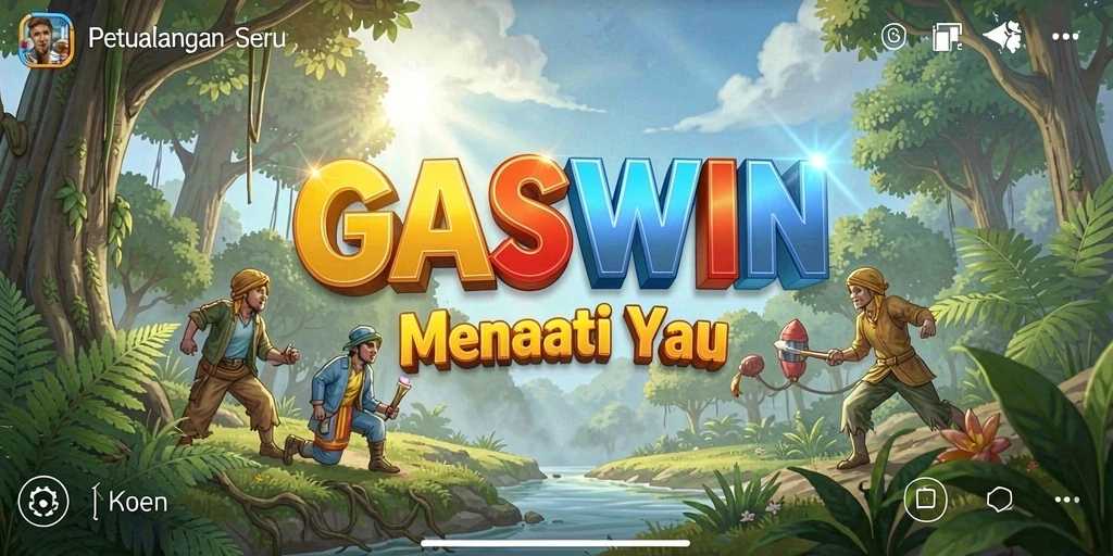 Gameplay menarik di dunia petualangan GASWIN dengan berbagai tantangan.