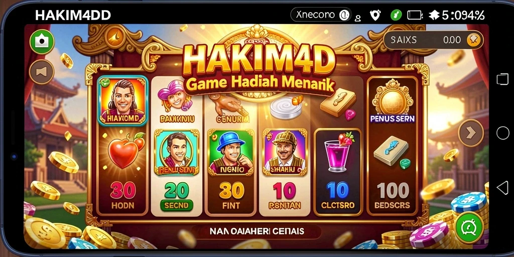 Tampilan gameplay HAKIM4D yang seru dan menarik untuk pemain Slot.