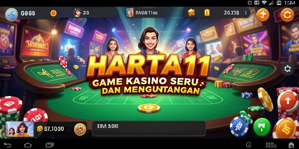 Tampilan gameplay HARTA11 yang menarik dan penuh aksi Kasino.