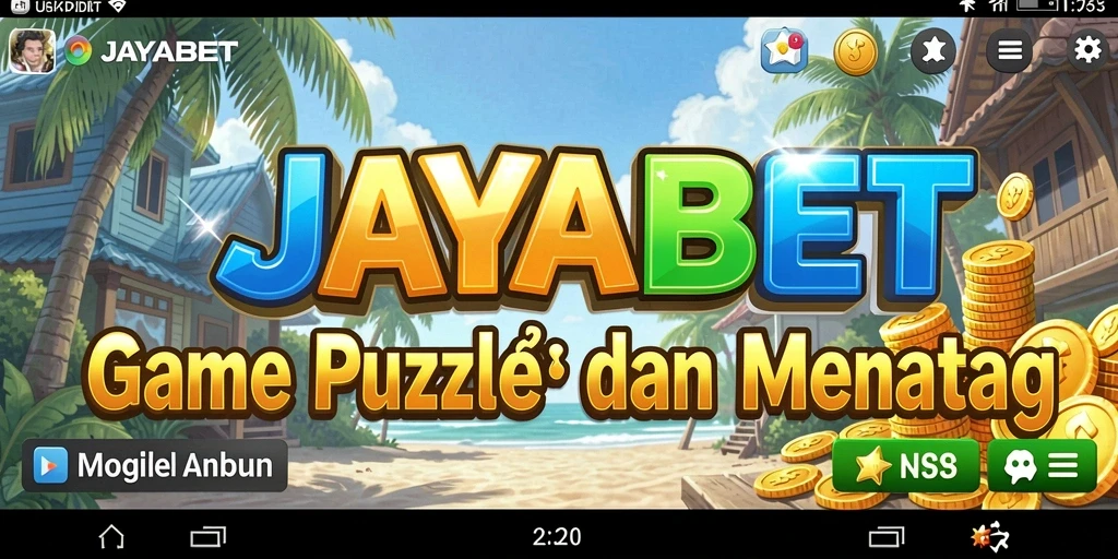 Tampilan utama gameplay <strong>JAYABET</strong> yang menampilkan teka-teki menantang.