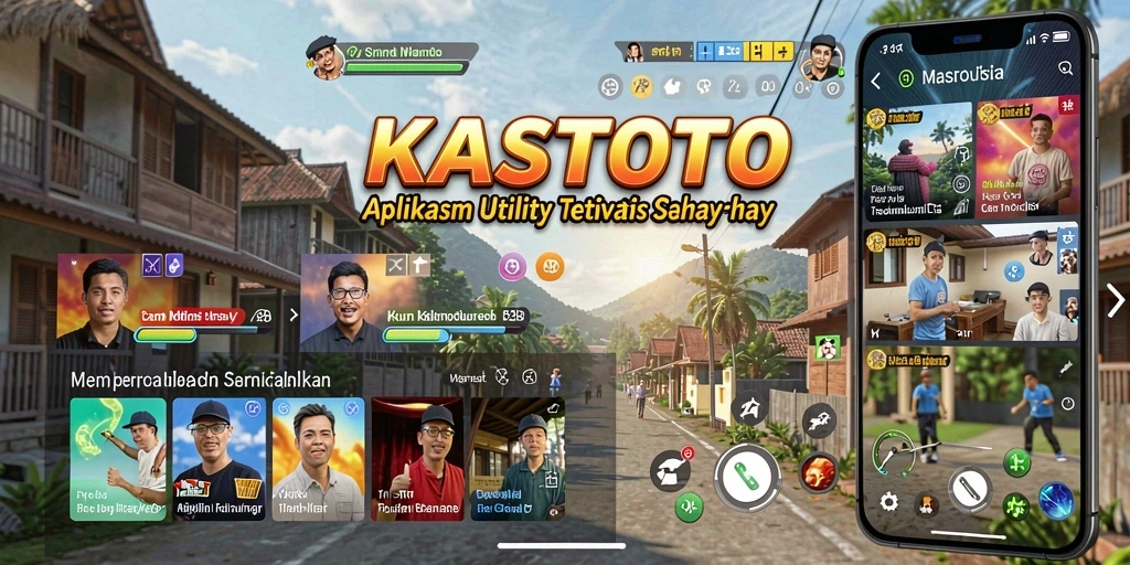 Tampilan utama KASTOTO menampilkan dashboard yang intuitif dan informatif.