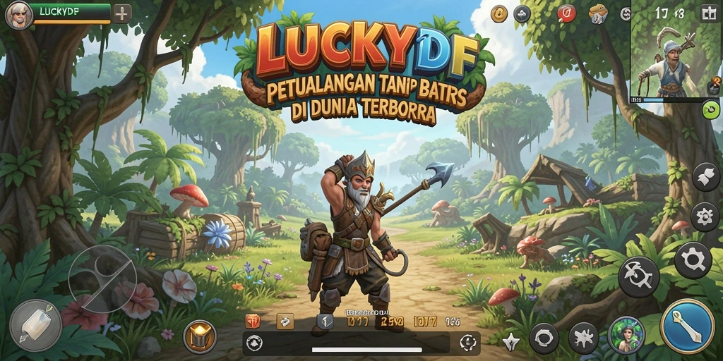 Tangkapan layar gameplay menampilkan petualangan seru dalam dunia terbuka.