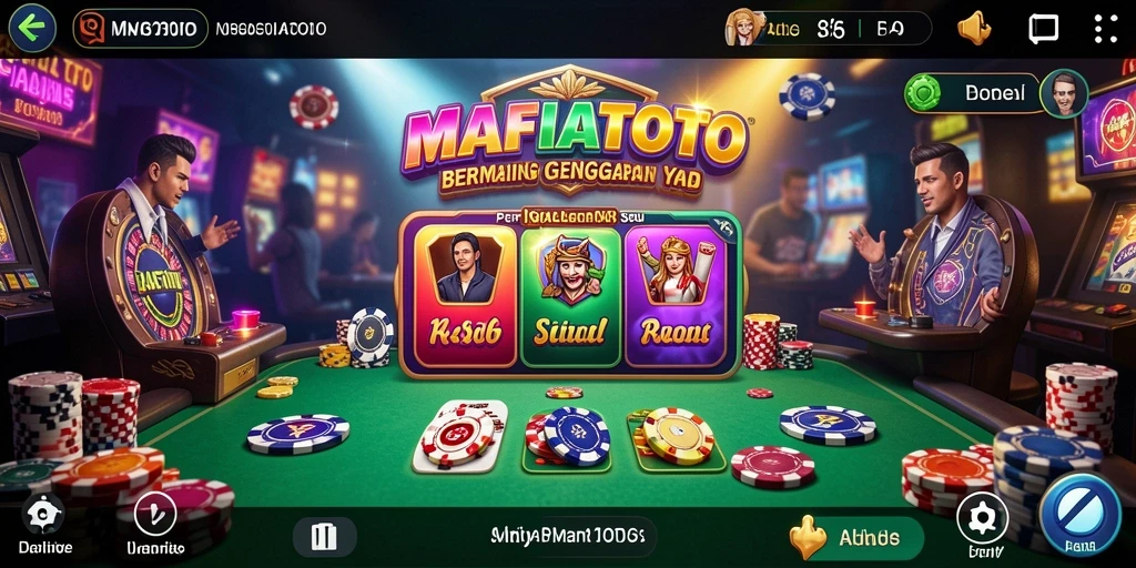 Tampilan menarik dari gameplay MAFIATOTO yang mendebarkan.