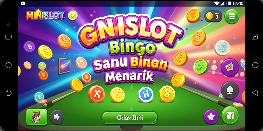 Gameplay seru <strong>MINISLOT</strong> yang memikat dalam permainan Bingo.