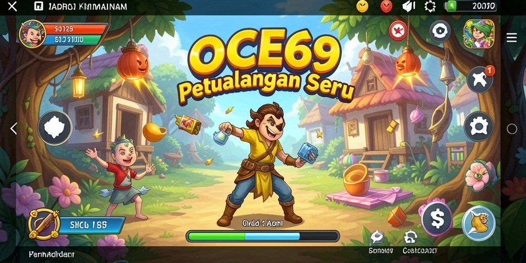 Screenshot OCE69 menunjukkan gameplay yang penuh aksi dalam dunia Arcade.