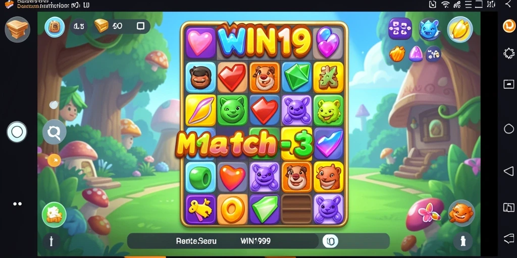 Tangkapan layar gameplay WIN199 yang penuh warna dan seru.