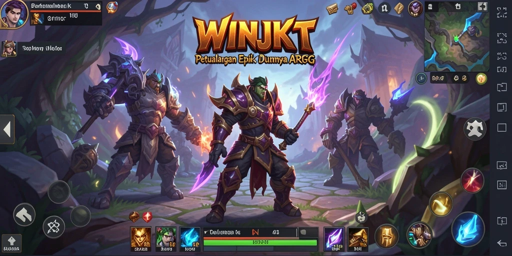 Tangkapan layar gameplay <strong>WINJKT</strong> menampilkan aksi seru dalam dunia ARPG yang menakjubkan.